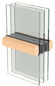 Holzfenster-Wiener Sprosse
